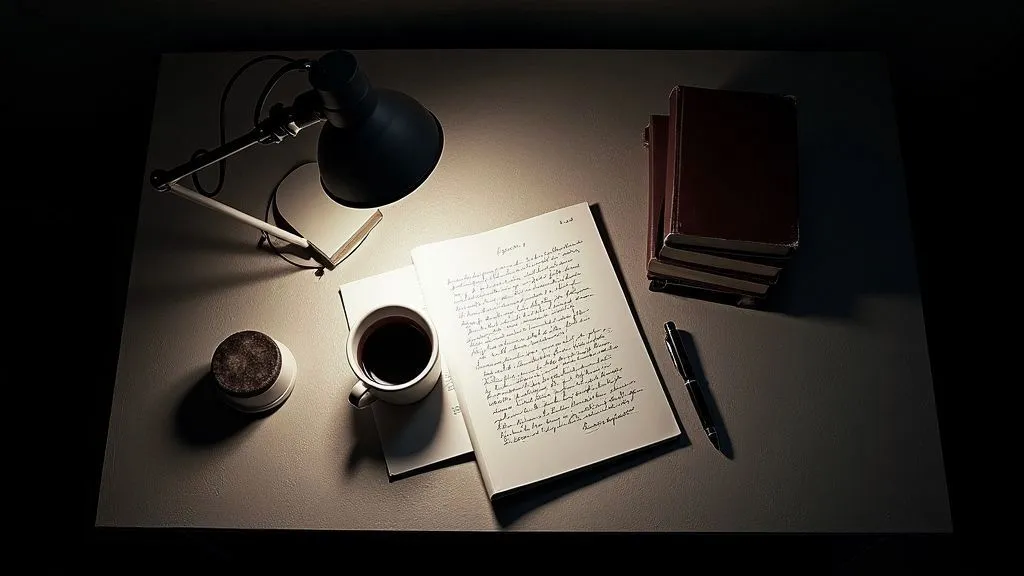 A person writing on a laptop for their personal blog